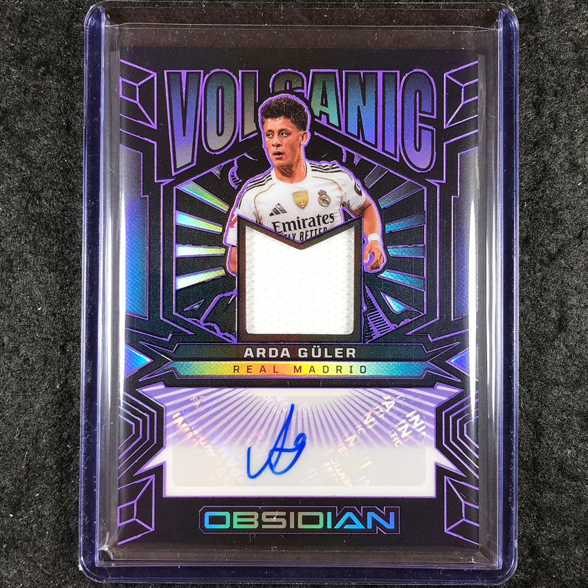 2025-26 Obsidian ARDA GULER Volcanic Material Jersey Auto Purple 2/50
