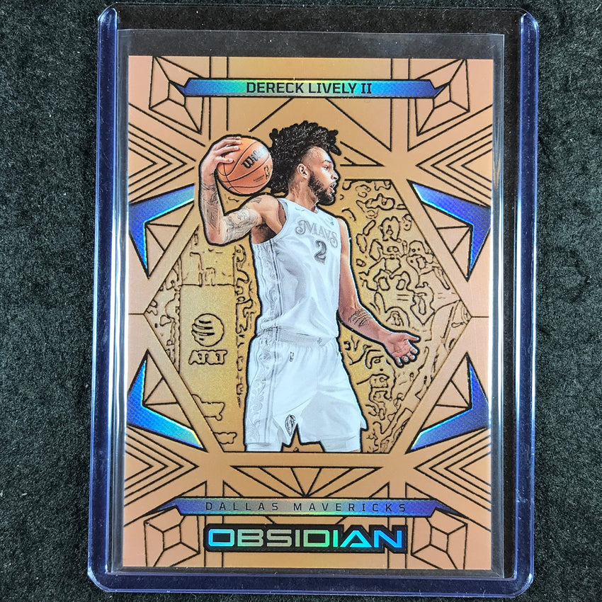 2024-25 Obsidian DERECK LIVELY II Base Bronze Flood 76/99 #47