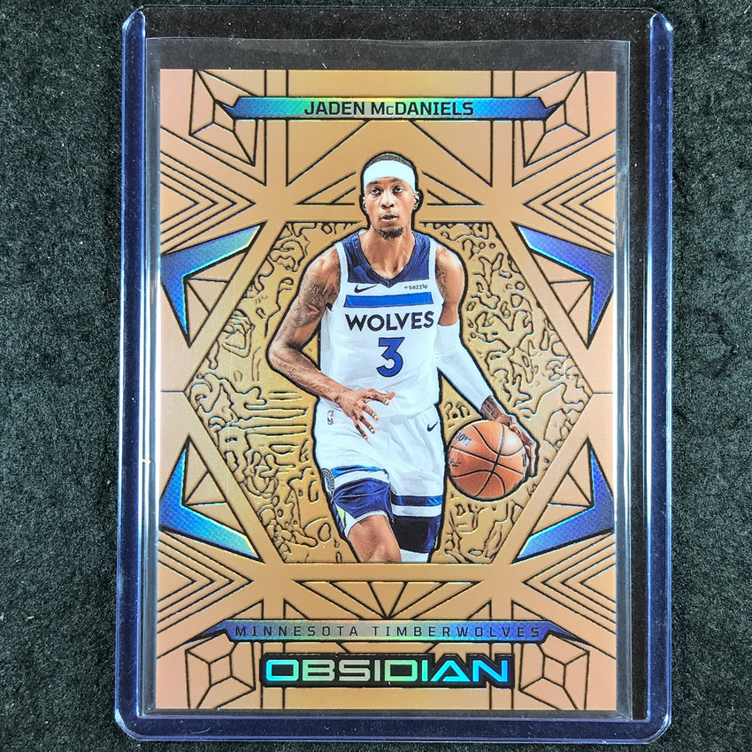 2024-25 Obsidian JADEN MCDANIELS Base Bronze Flood 27/99 #49