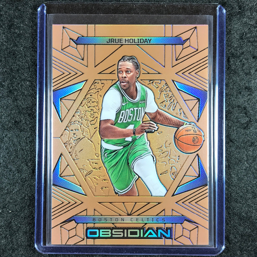 2024-25 Obsidian JRUE HOLIDAY Base Bronze Flood 19/99 #53