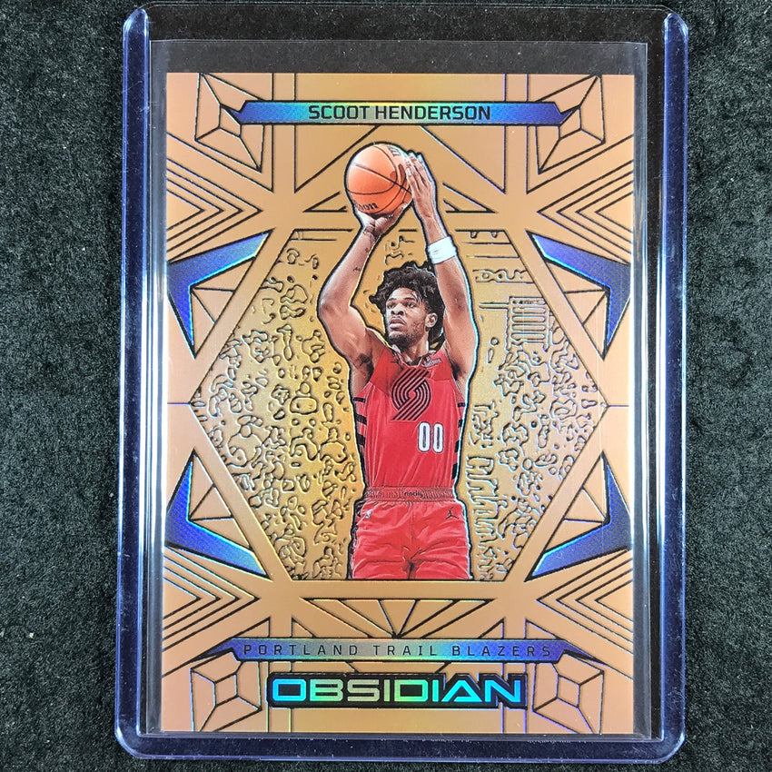 2024-25 Obsidian SCOOT HENDERSON Base Bronze Flood 98/99 #86