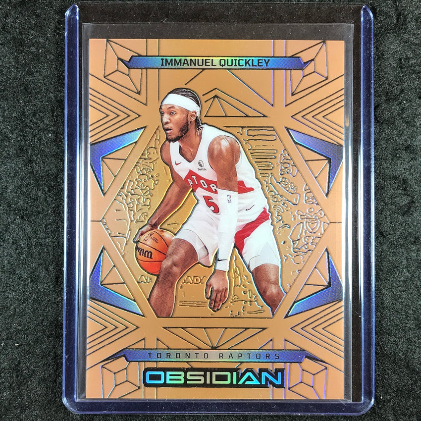 2024-25 Obsidian IMMANUEL QUICKLY Base Bronze Flood 1/99 #91