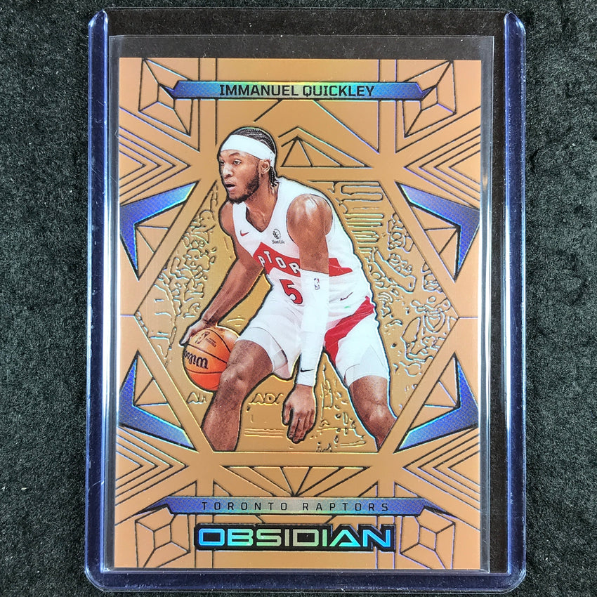 2024-25 Obsidian IMMANUEL QUICKLY Base Bronze Flood 4/99 #91