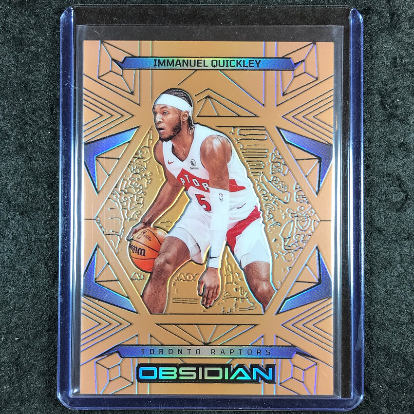 2024-25 Obsidian IMMANUEL QUICKLY Base Bronze Flood 22/99 #91