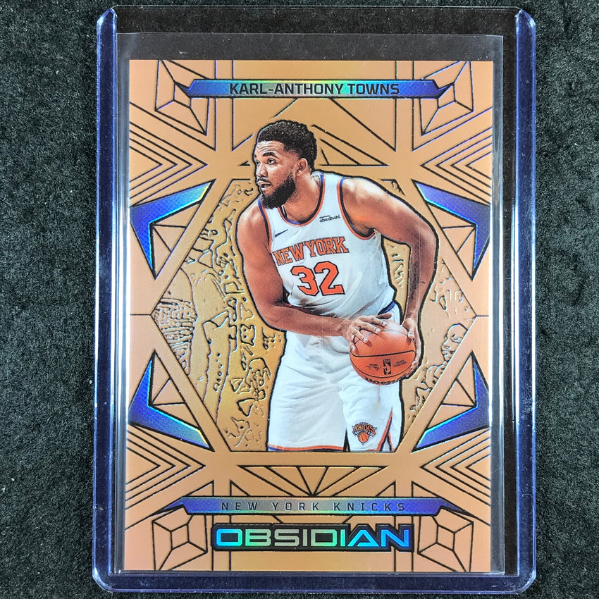 2024-25 Obsidian KARL-ANTHONY TOWNS Base Bronze Flood 70/99 #103