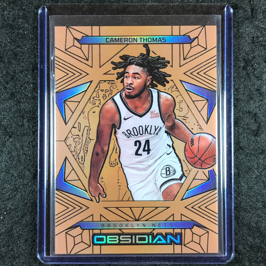 2024-25 Obsidian CAMERON THOMAS Base Bronze Flood 13/99 #111