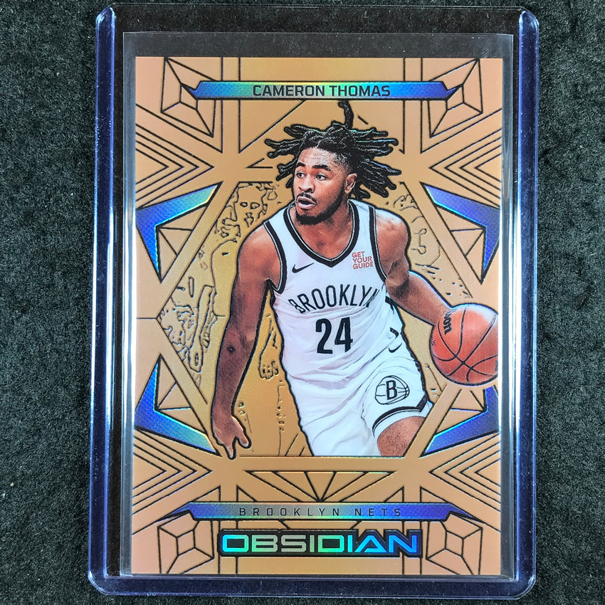 2024-25 Obsidian CAMERON THOMAS Base Bronze Flood 66/99 #111
