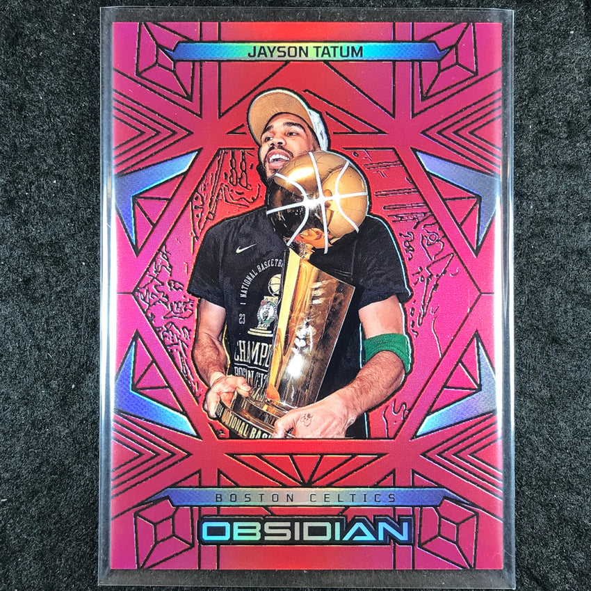 2024-25 Obsidian JAYSON TATUM Base Red Flood #189