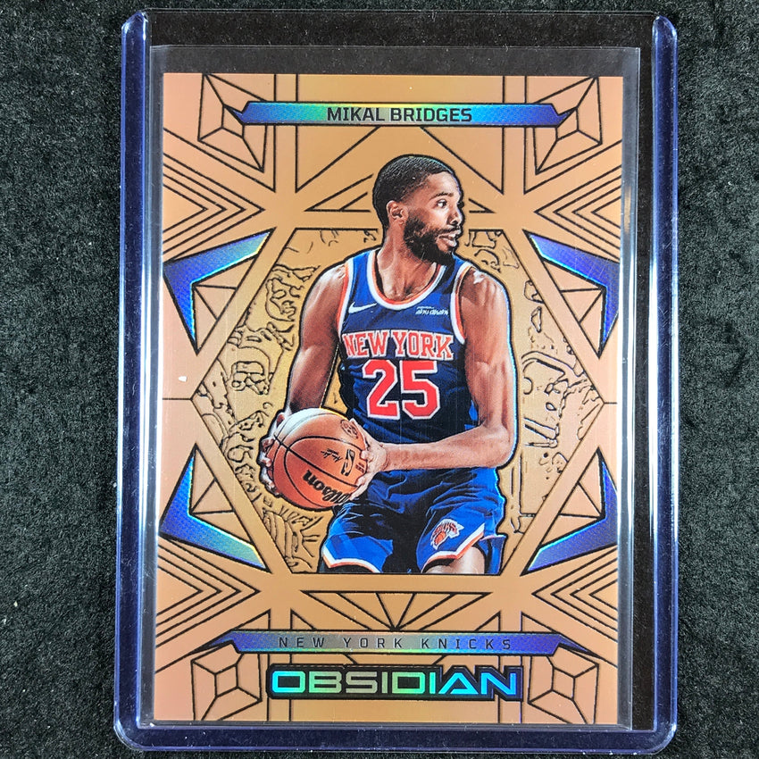 2024-25 Obsidian MIKAL BRIDGES Base Bronze Flood 16/99 #122