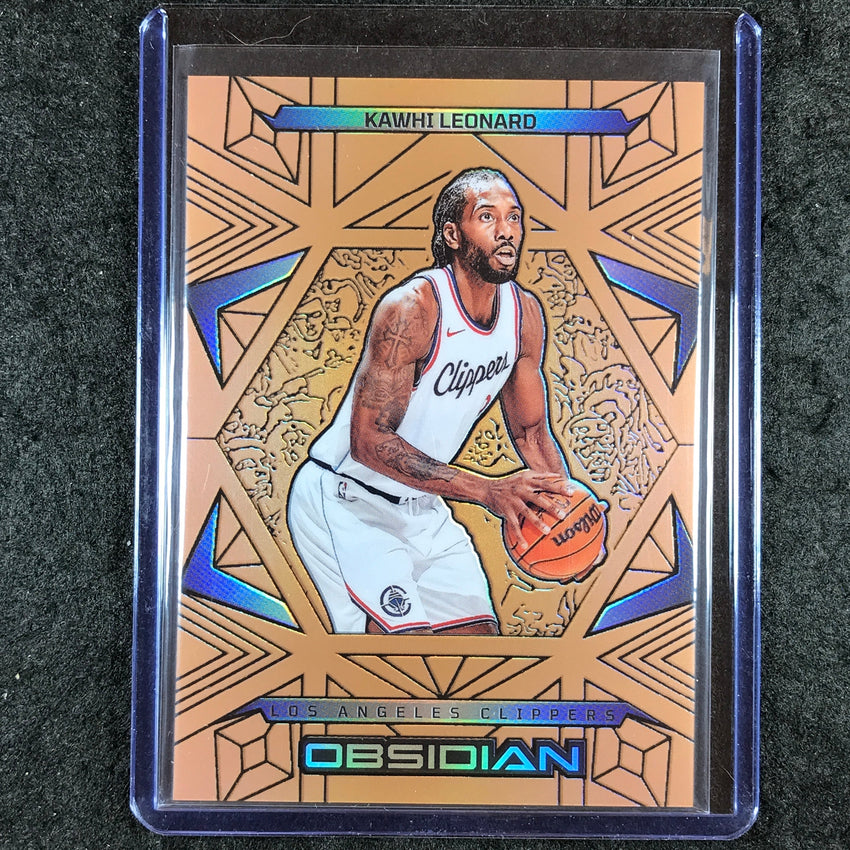 2024-25 Obsidian KAWHI LEONARD Base Bronze Flood 34/99 #124