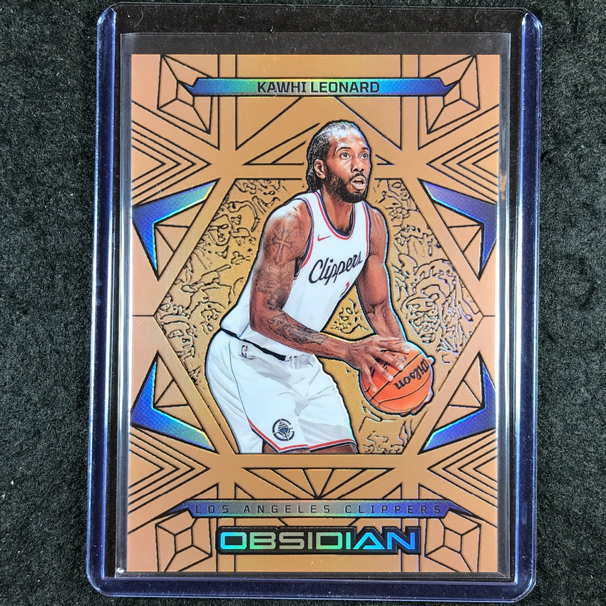 2024-25 Obsidian KAWHI LEONARD Base Bronze Flood 4/99 #124