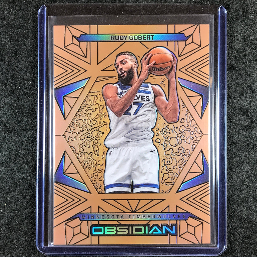 2024-25 Obsidian RUDY GOBERT Base Bronze Flood 26/99 #126
