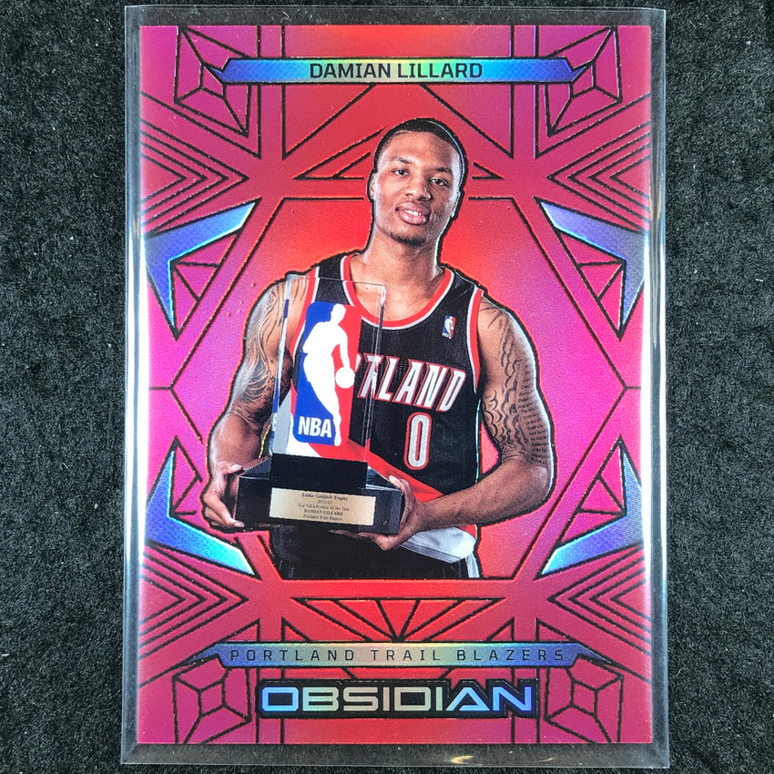 2024-25 Obsidian DAMIAN LILLARD Base Red Flood #193