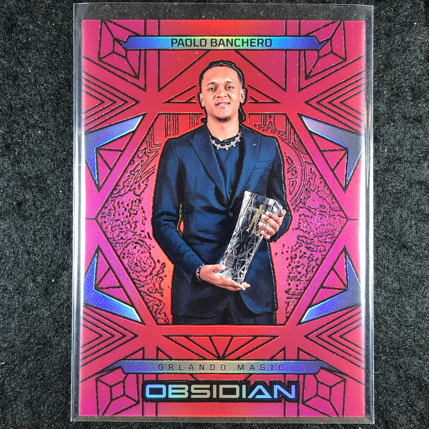 2024-25 Obsidian PAOLO BANCHERO Base Red Flood #194