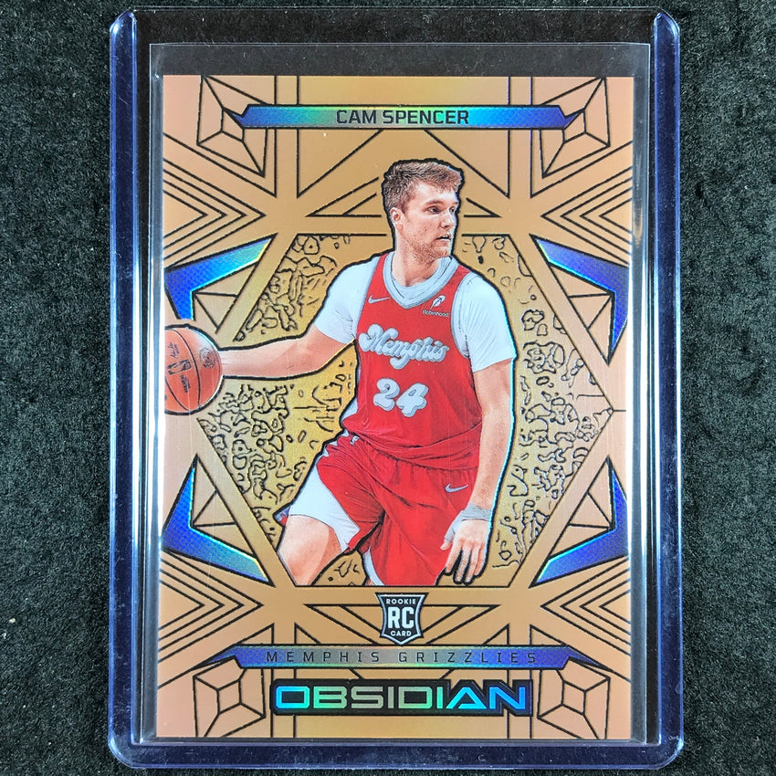 2024-25 Obsidian CAM SPENCER Rookie Base Bronze Flood 39/99 #153