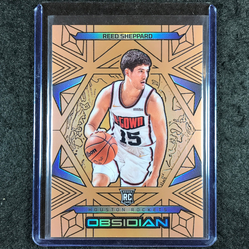 2024-25 Obsidian REED SHEPPARD Rookie Base Bronze Flood 70/99 #160