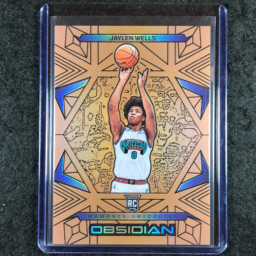 2024-25 Obsidian JAYLEN WELLS Rookie Base Bronze Flood 18/99 #168