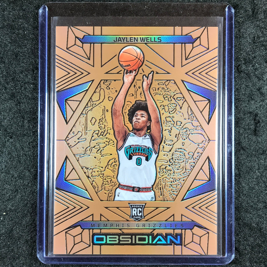 2024-25 Obsidian JAYLEN WELLS Rookie Base Bronze Flood 84/99 #168