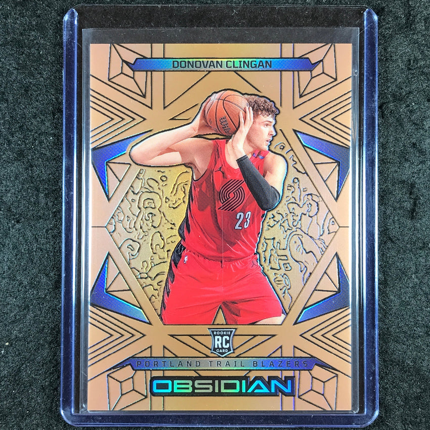 2024-25 Obsidian DONVAN CLINGAN Rookie Base Bronze Flood 45/99 #175