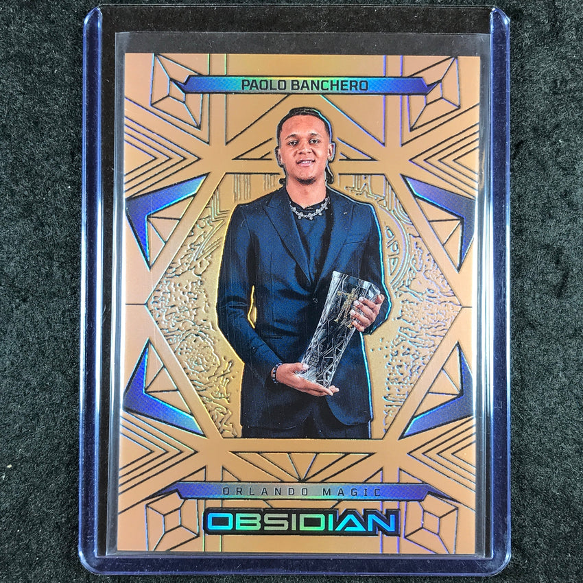 2024-25 Obsidian PAOLO BANCHERO Base Bronze Flood 29/99 #194