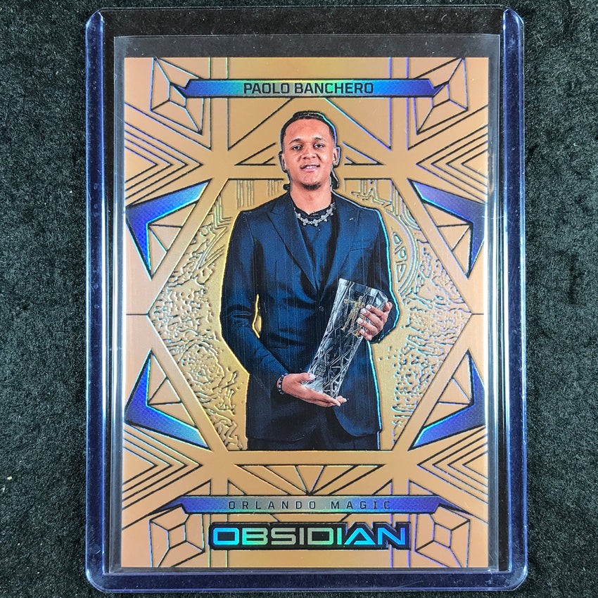 2024-25 Obsidian PAOLO BANCHERO Base Bronze Flood 2/99 #194