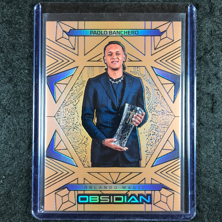2024-25 Obsidian PAOLO BANCHERO Base Bronze Flood 86/99 #194