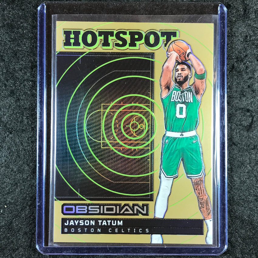 2024-25 Obsidian JAYSON TATUM Hotspot Bronze Flood 19/60 #4
