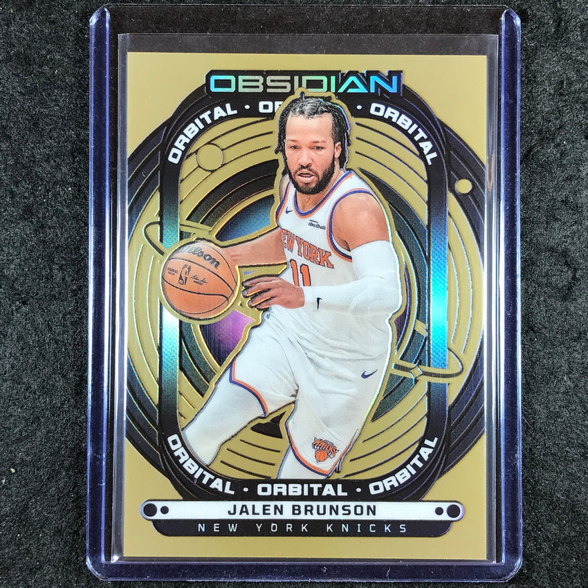 2024-25 Obsidian JALEN BRUNSON Orbital Bronze Flood 5/60 #4