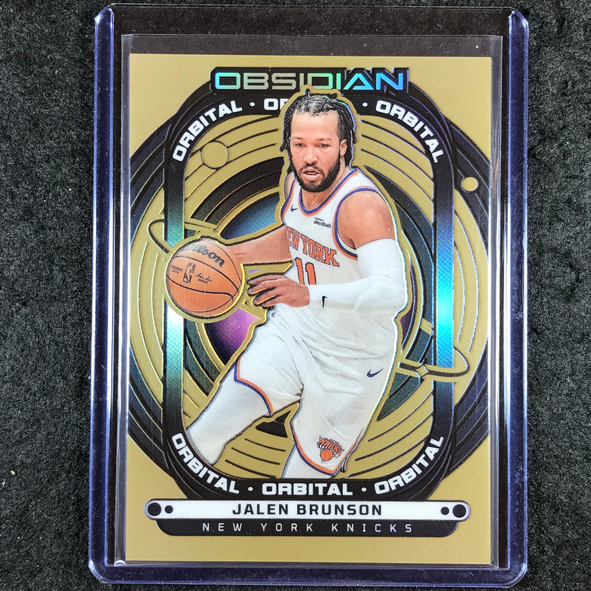 2024-25 Obsidian JALEN BRUNSON Orbital Bronze Flood 56/60 #4