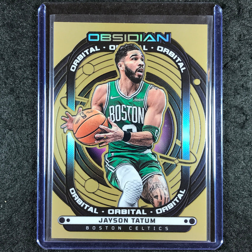2024-25 Obsidian JAYSON TATUM Orbital Bronze Flood 14/60 #12