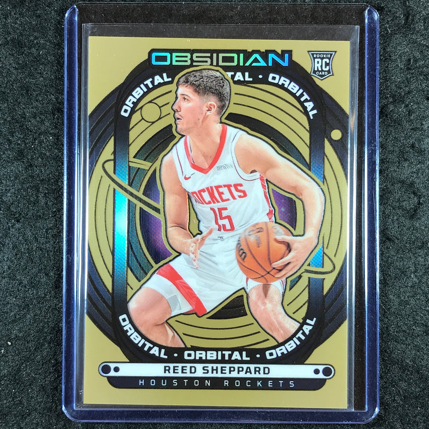 2024-25 Obsidian REED SHEPPARD Orbital Rookie Bronze Flood 27/60 #18