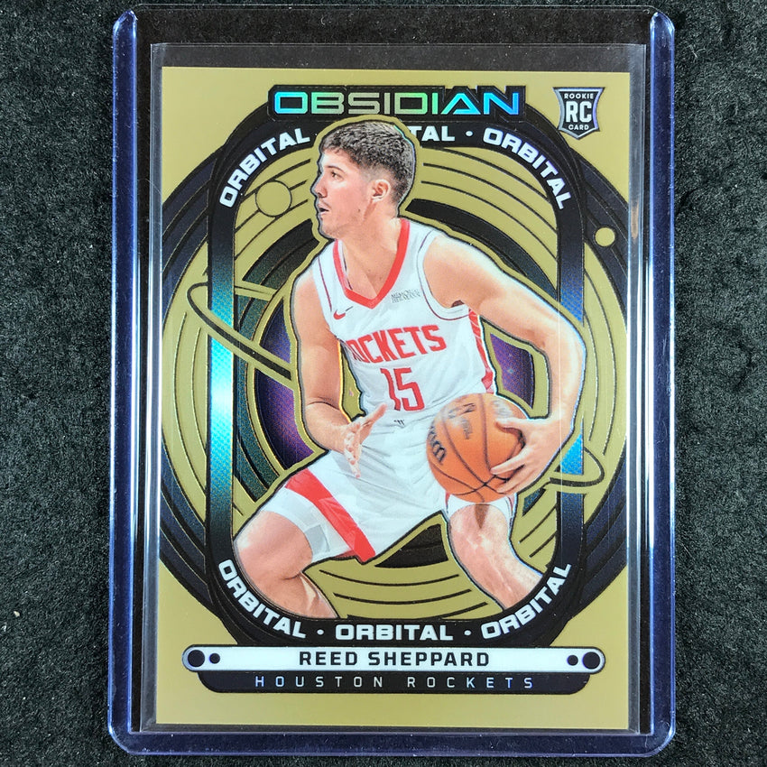 2024-25 Obsidian REED SHEPPARD Orbital Rookie Bronze Flood 45/60 #18