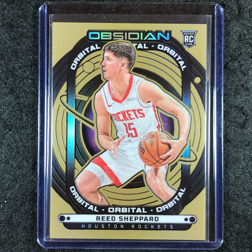 2024-25 Obsidian REED SHEPPARD Orbital Rookie Bronze Flood 56/60 #18