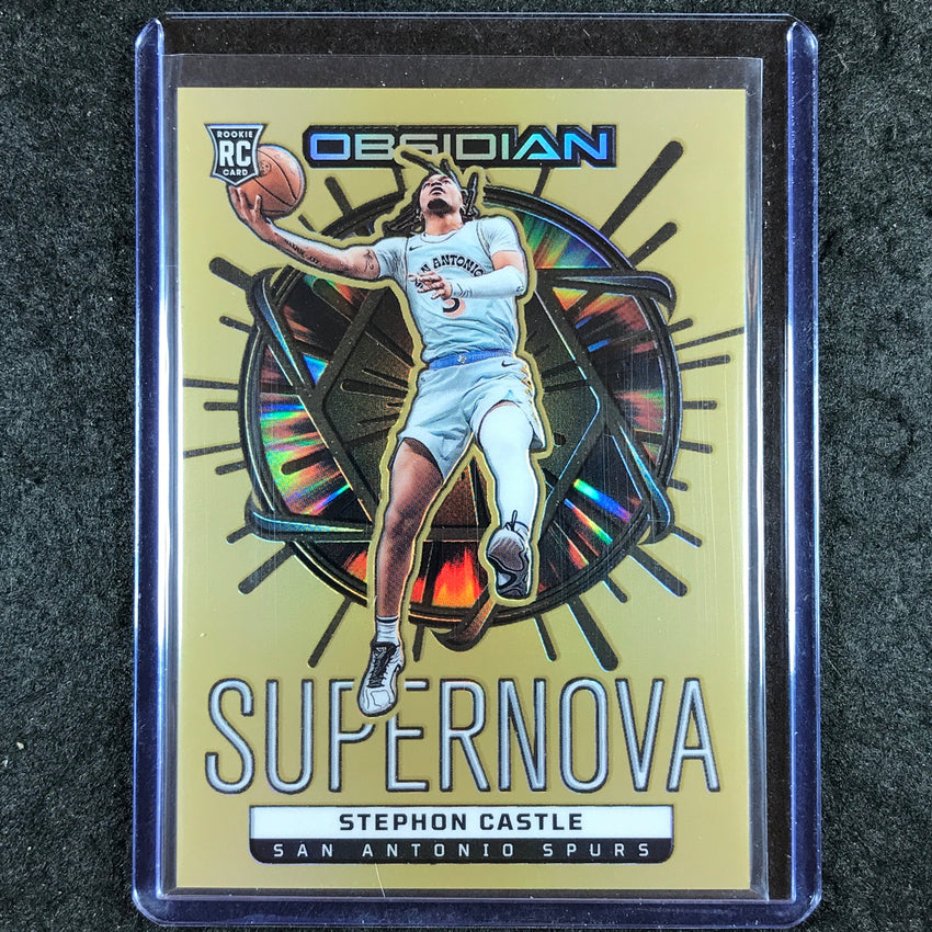 2024-25 Obsidian STEPHON CASTLE Supernova Rookie Bronze Flood 28/60 #1