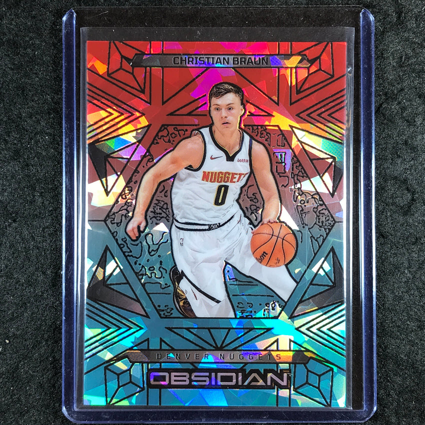 2024-25 Obsidian CHRISTIAN BRAUN Base Fire and Ice Flood 35/49 #4