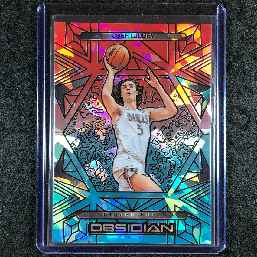 2024-25 Obsidian JOSH GIDDEY Base Fire and Ice Flood 39/49 #29