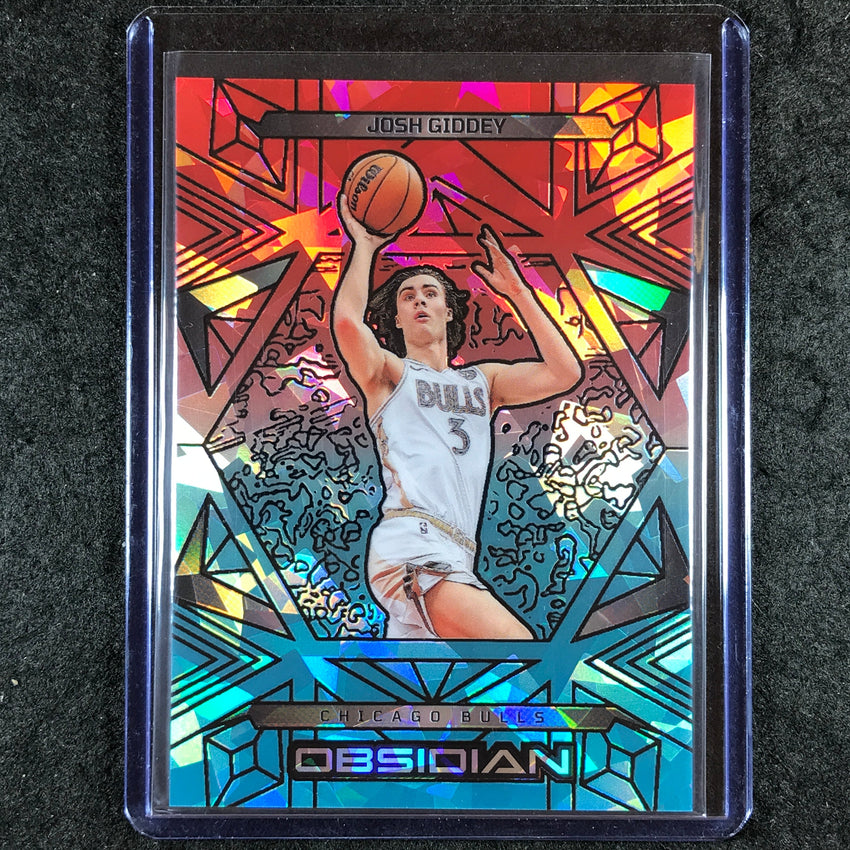 2024-25 Obsidian JOSH GIDDEY Base Fire and Ice Flood 4/49 #29