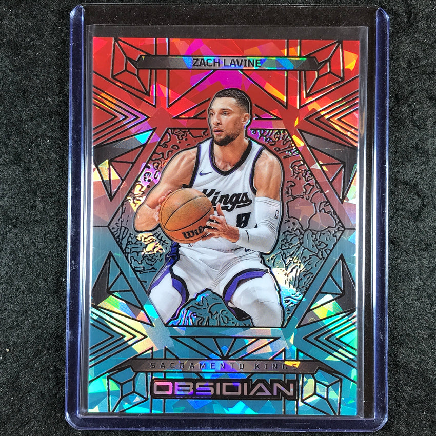 2024-25 Obsidian ZACH LAVINE Base Fire and Ice Flood 3/49 #35