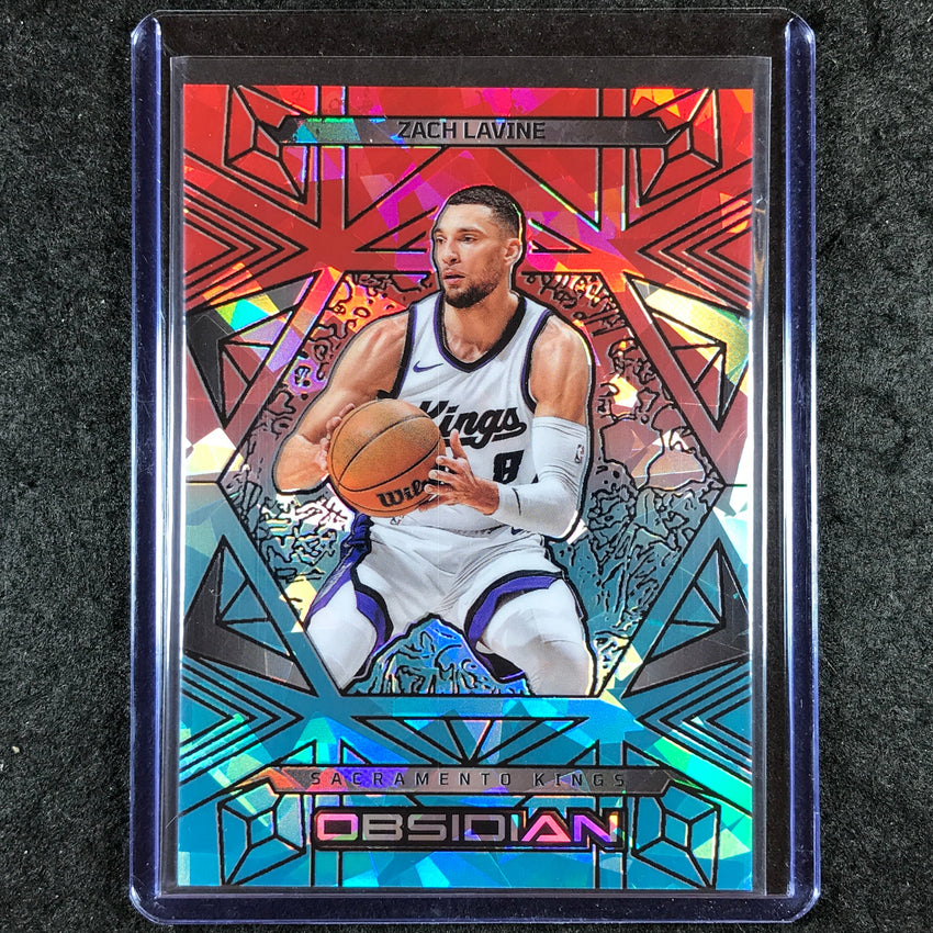 2024-25 Obsidian ZACH LAVINE Base Fire and Ice Flood 17/49 #35