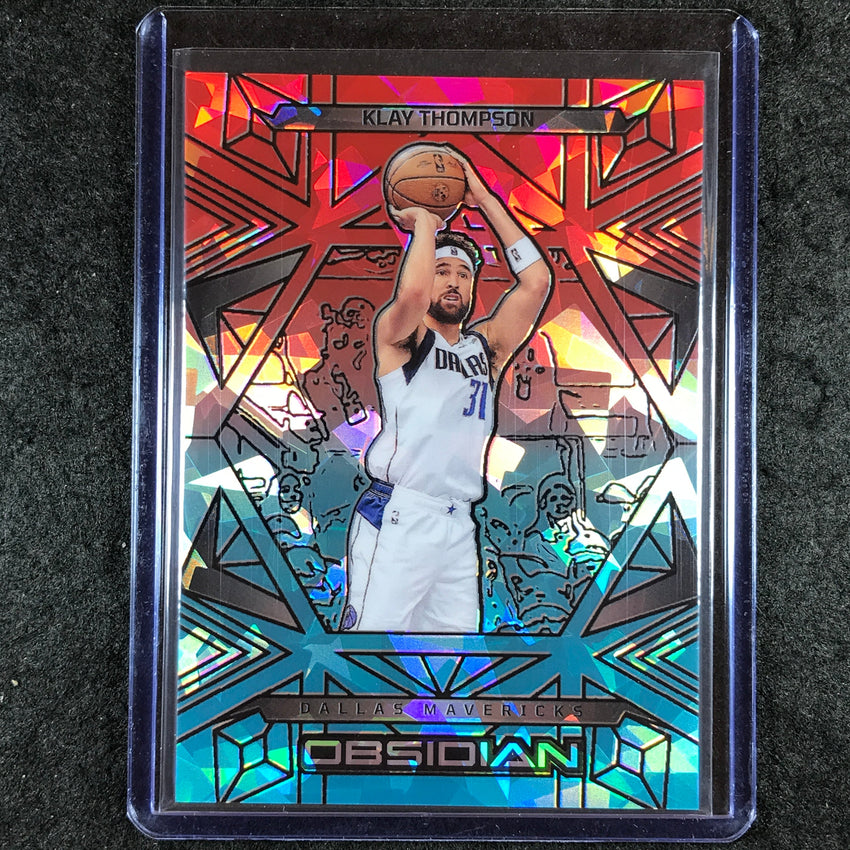 2024-25 Obsidian KLAY THOMPSON Base Fire and Ice Flood 15/49 #37
