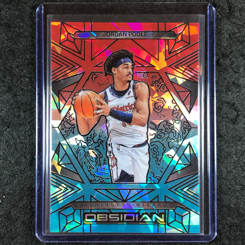 2024-25 Obsidian JORDAN POOLE Base Fire and Ice Flood 12/49 #40