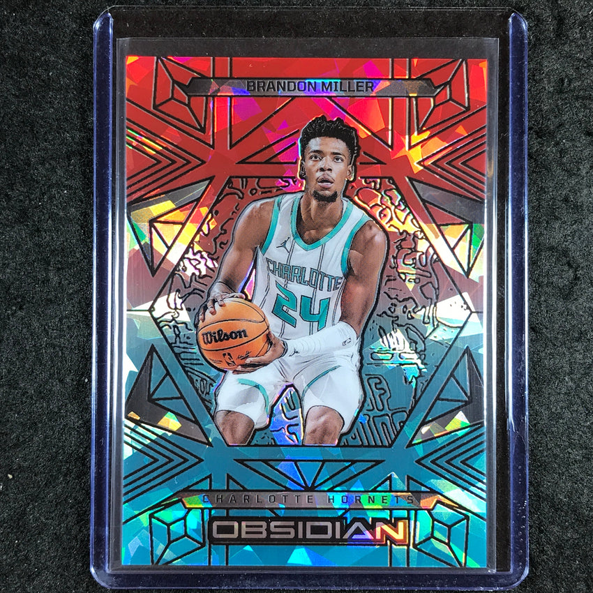 2024-25 Obsidian BRANDON MILLER Base Fire and Ice Flood 24/49 #44