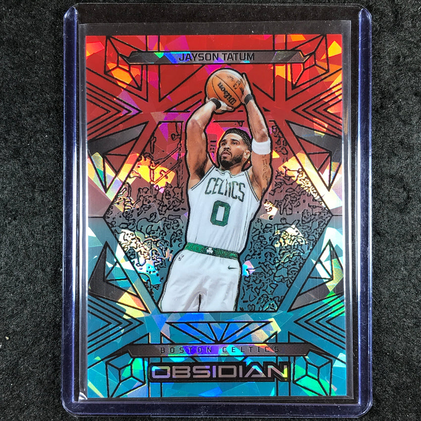 2024-25 Obsidian JAYSON TATUM Base Fire and Ice Flood 42/49 #72