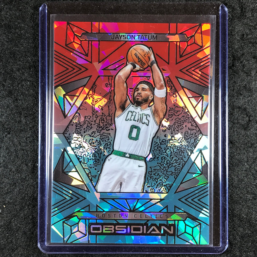 2024-25 Obsidian JAYSON TATUM Base Fire and Ice Flood 12/49 #72
