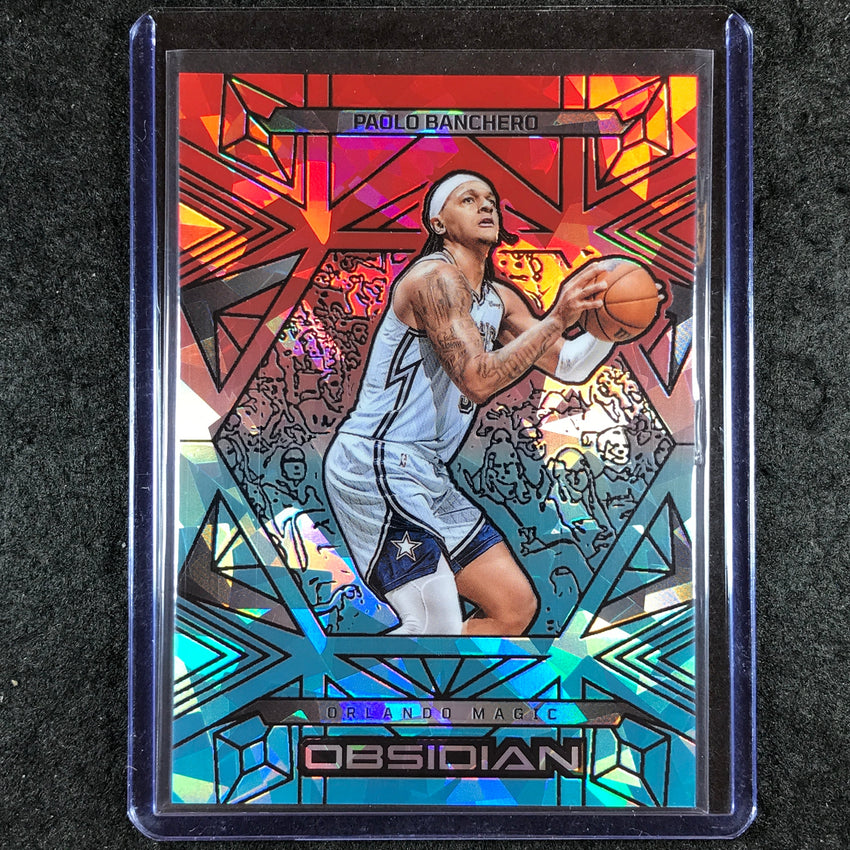 2024-25 Obsidian PAOLO BANCHERO Base Fire and Ice Flood 20/49 #76