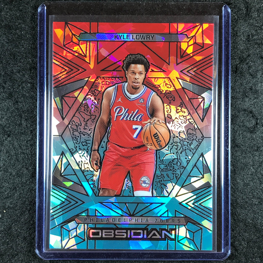 2024-25 Obsidian KYLE LOWRY Base Fire and Ice Flood 16/49 #93