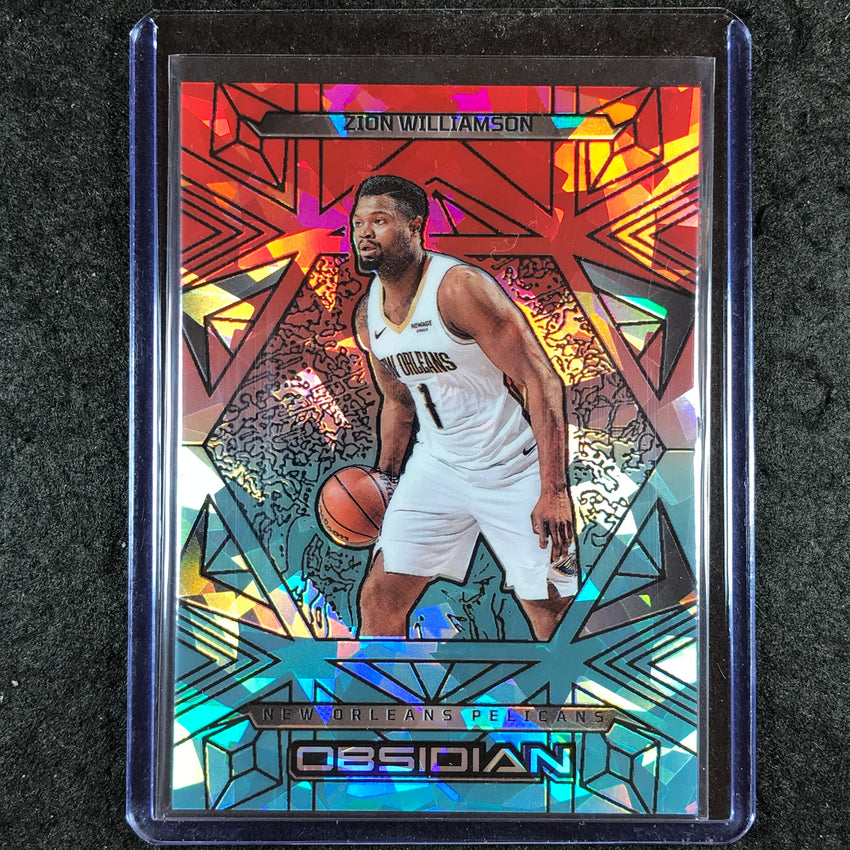 2024-25 Obsidian ZION WILLIAMSON Base Fire and Ice Flood 6/49 #99