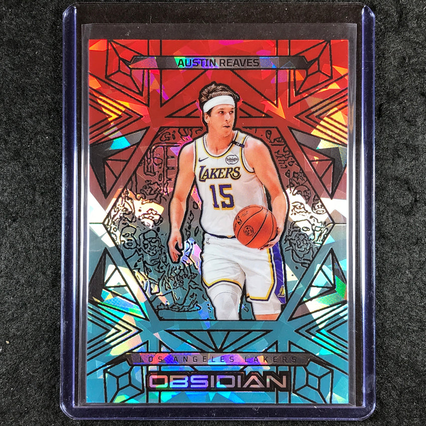 2024-25 Obsidian AUSTIN REAVES Base Fire and Ice Flood 34/49 #102
