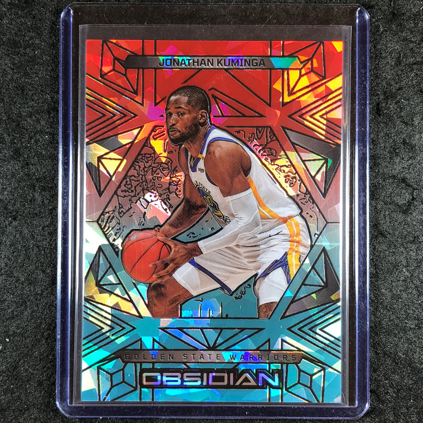 2024-25 Obsidian JONATHAN KUMINGA Base Fire and Ice Flood 30/49 #119
