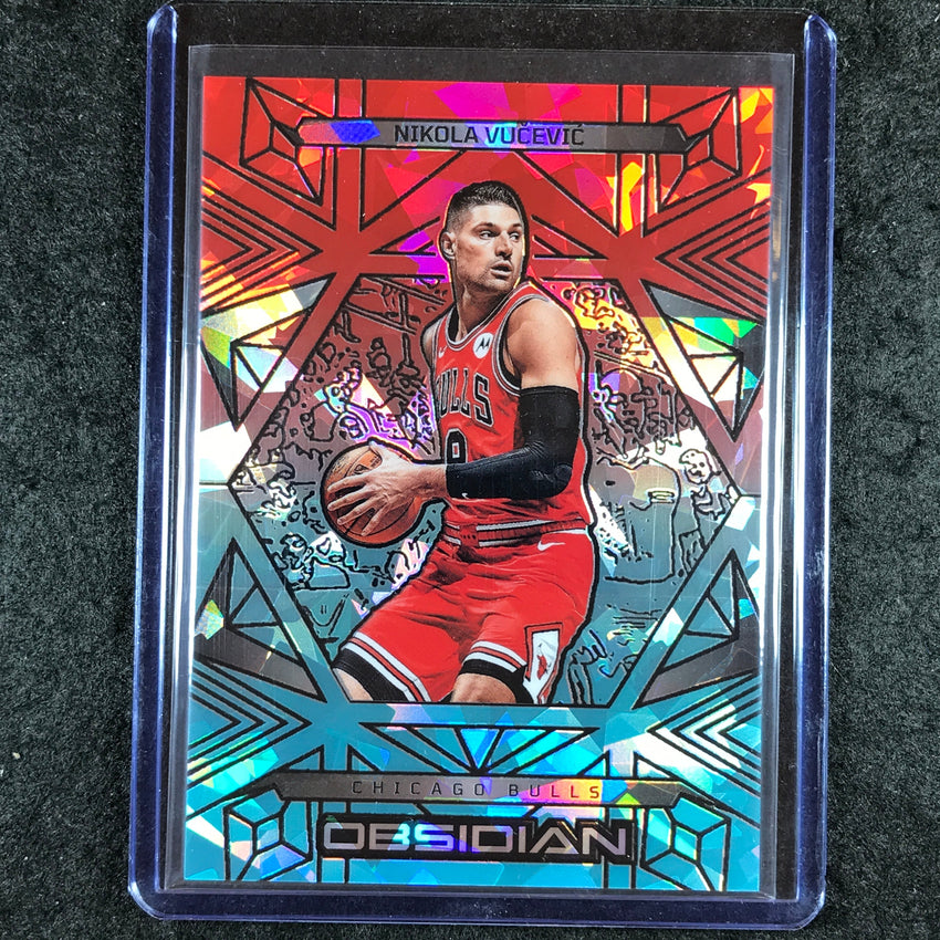 2024-25 Obsidian NIKOLA VUCEVIC Base Fire and Ice Flood 5/49 #121